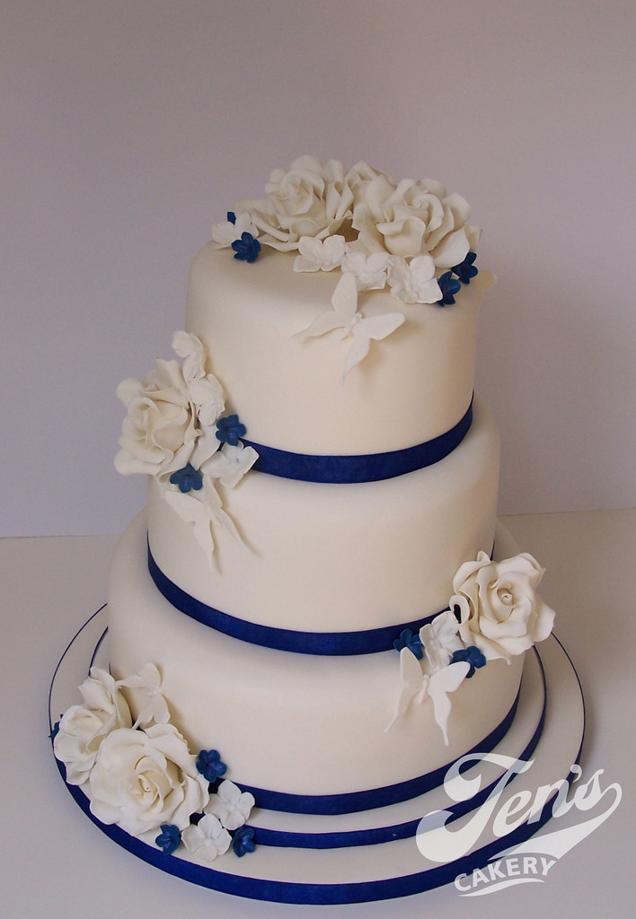 Royal Blue And White Wedding Cakes
 ROYAL BLUE BRIDESMAIDS DRESSES BRIDESMAIDS DRESSES