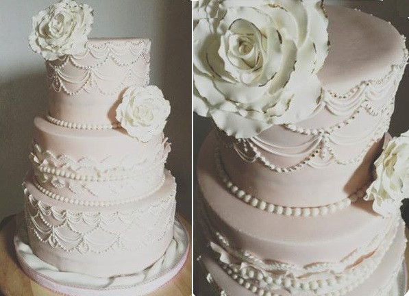 Royal Icing Wedding Cakes
 Scallop Piping & Scalloped Cake Designs – Cake Geek Magazine