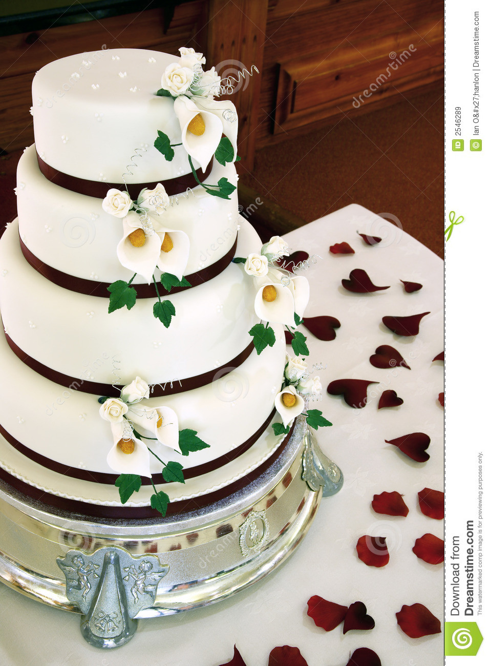 Royalty Wedding Cakes
 Beautiful Wedding Cake Royalty Free Stock Image