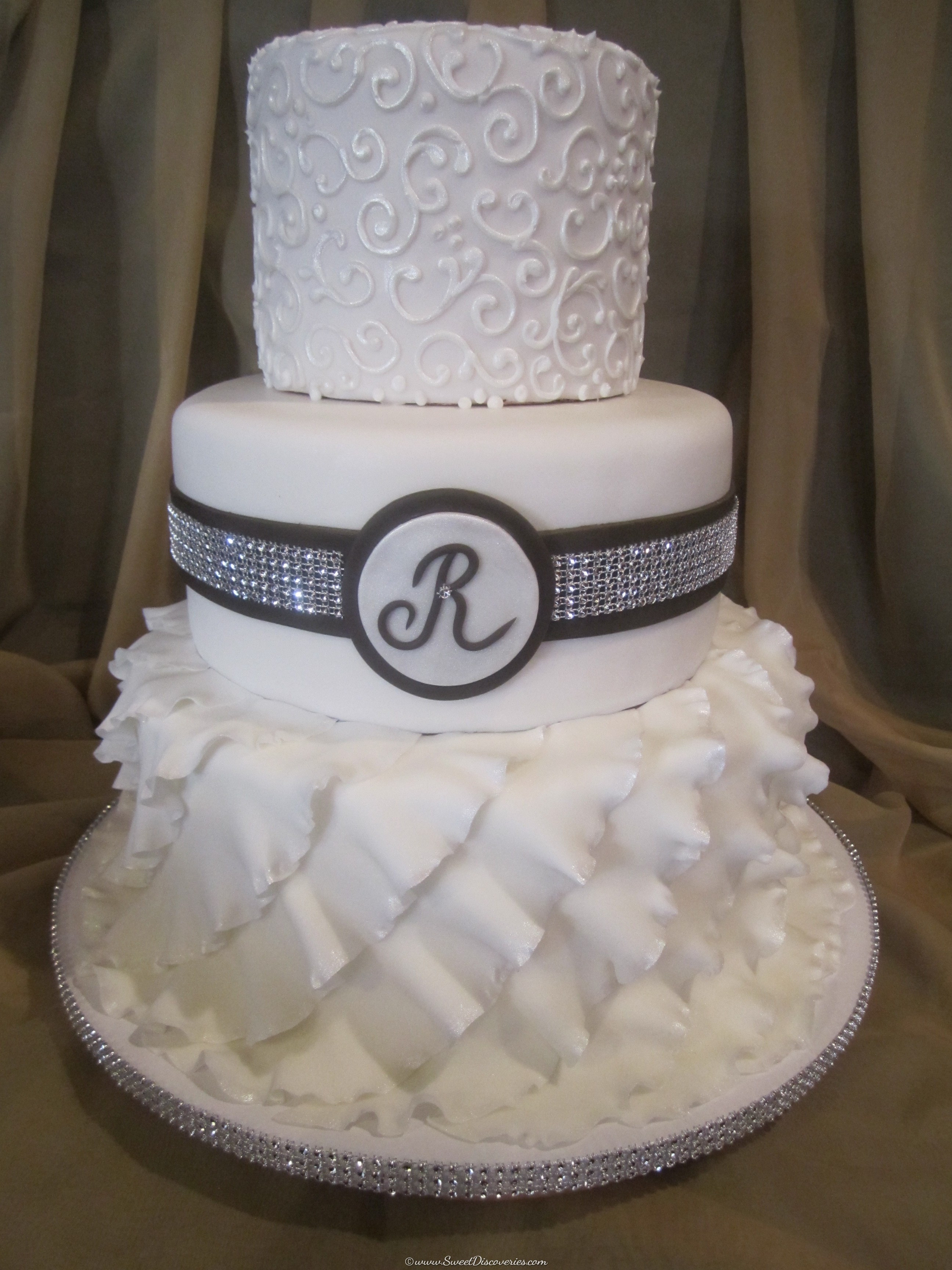 Ruffle Wedding Cakes
 Jen’s Ruffles Wedding Cake