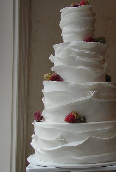 Ruffle Wedding Cakes
 ruffled wedding cakes