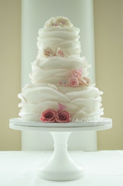 Ruffle Wedding Cakes 20 Best Wedding Cake Wednesday Ruffle Cakes