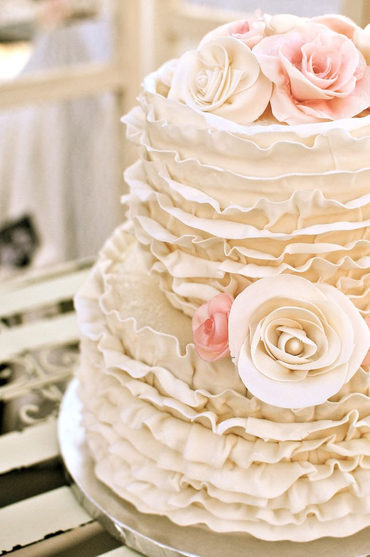 Ruffle Wedding Cakes
 Wedding Planning Tips and Wedding Day Trends Our Favorite