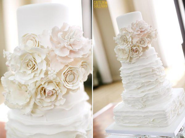 Ruffled Wedding Cakes
 Fondant Frills & Ruffle Wedding Cakes – Cake Geek Magazine