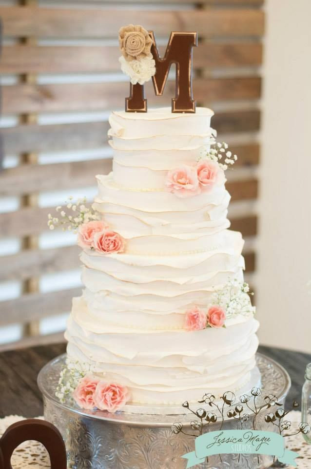 Ruffled Wedding Cakes
 Best 25 Ruffled wedding cakes ideas on Pinterest