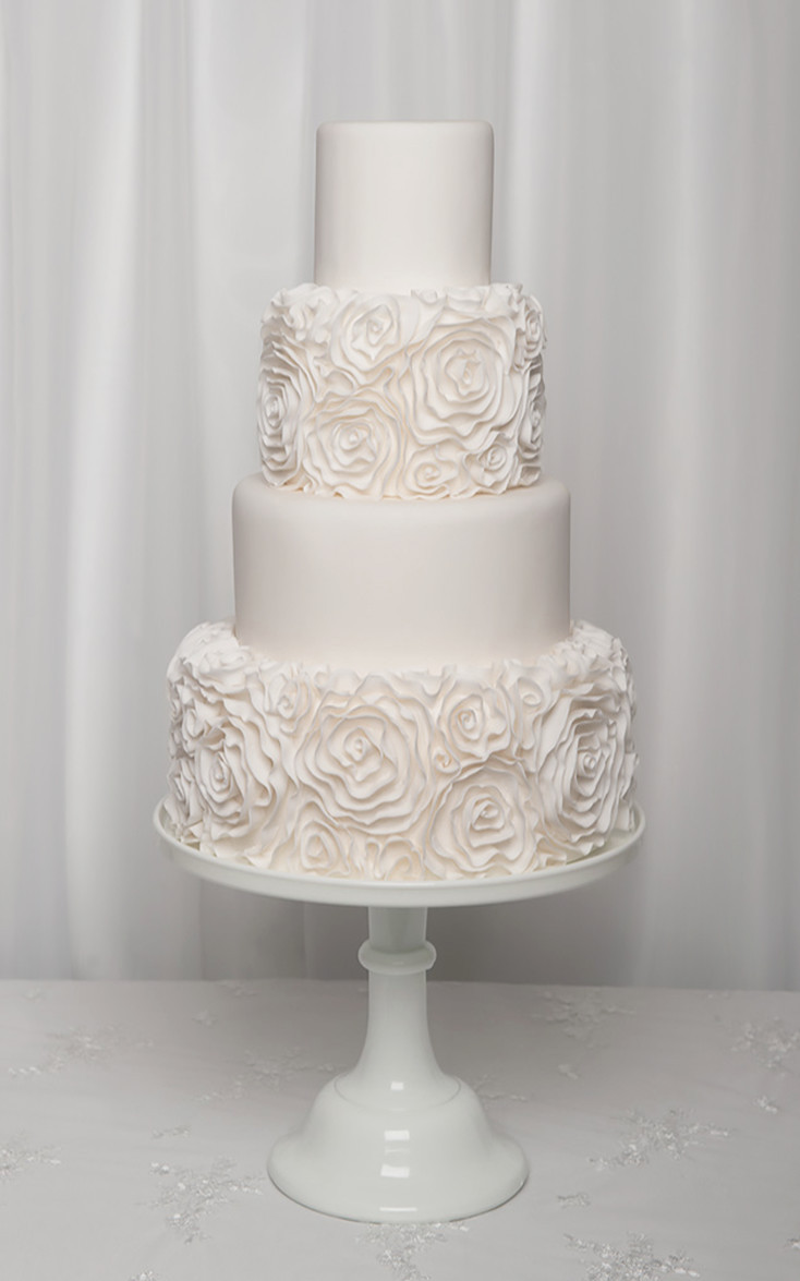 Ruffled Wedding Cakes
 Ruffle wedding cake Liverpool wedding cakes North West