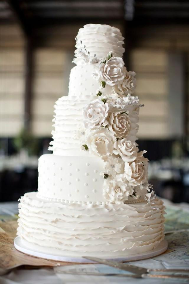 Ruffles Wedding Cakes
 Trendsetting Ruffled Wedding Cakes You Must See Weddbook