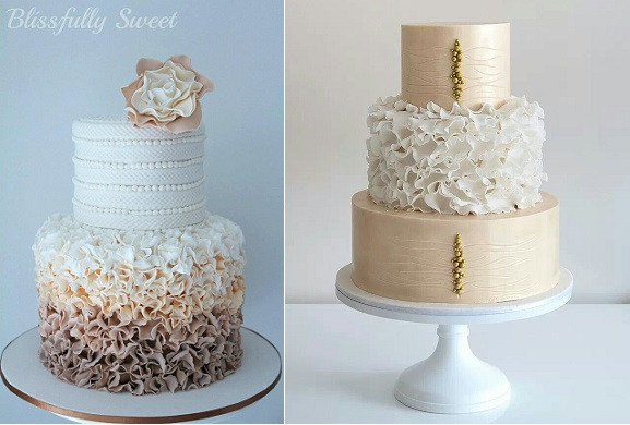 Ruffles Wedding Cakes
 Ruffle Wedding Cakes – Petal Ruffles – Cake Geek Magazine