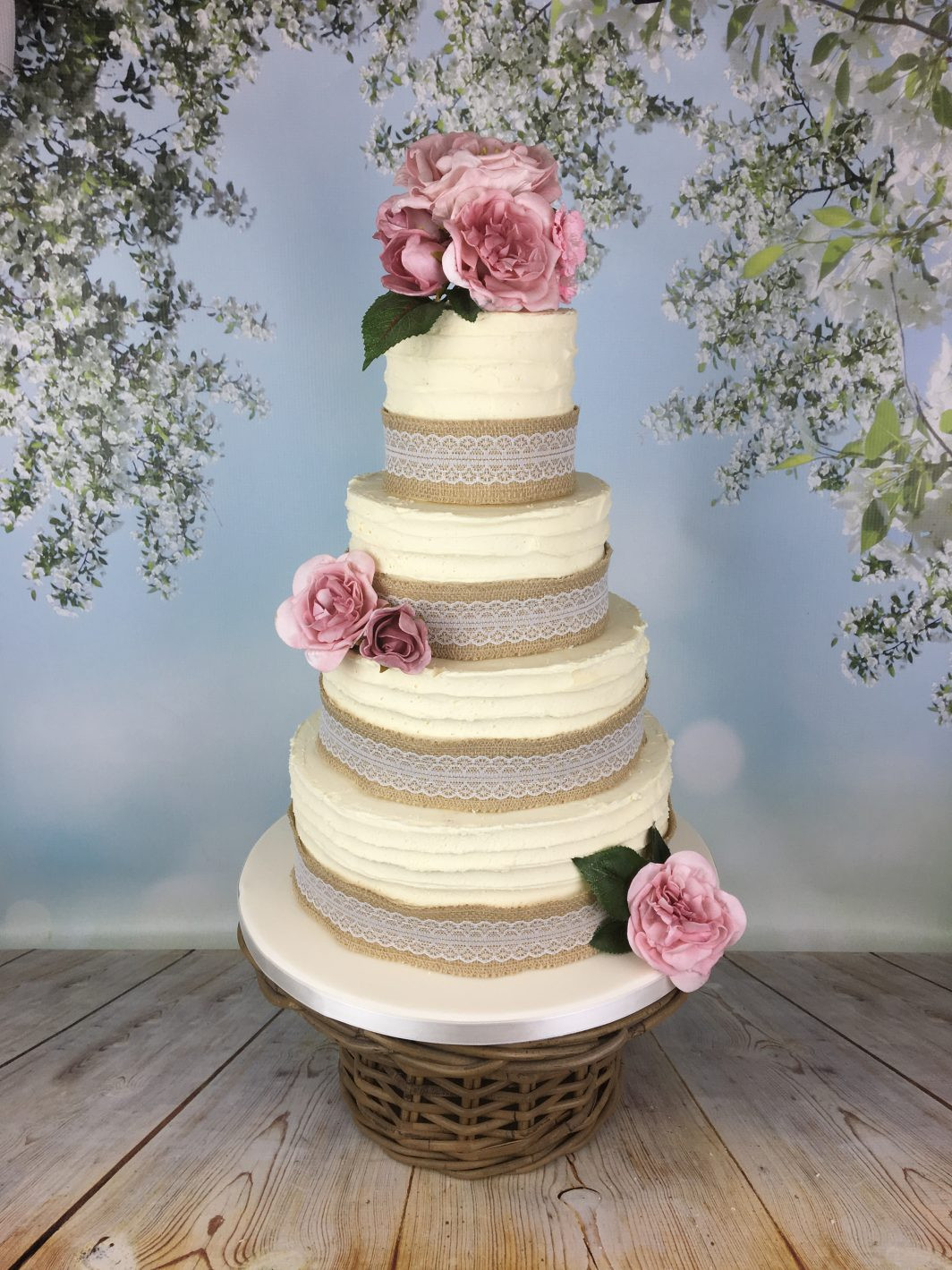 Rustic Buttercream Wedding Cakes
 Rustic buttercream wedding cake Mel s Amazing Cakes