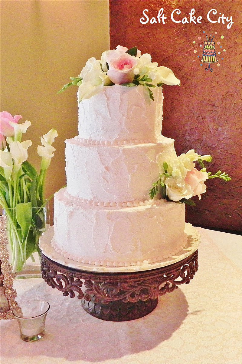 Rustic Buttercream Wedding Cakes
 Weddingcakes by Salt Cake City Jennifer Hill in South