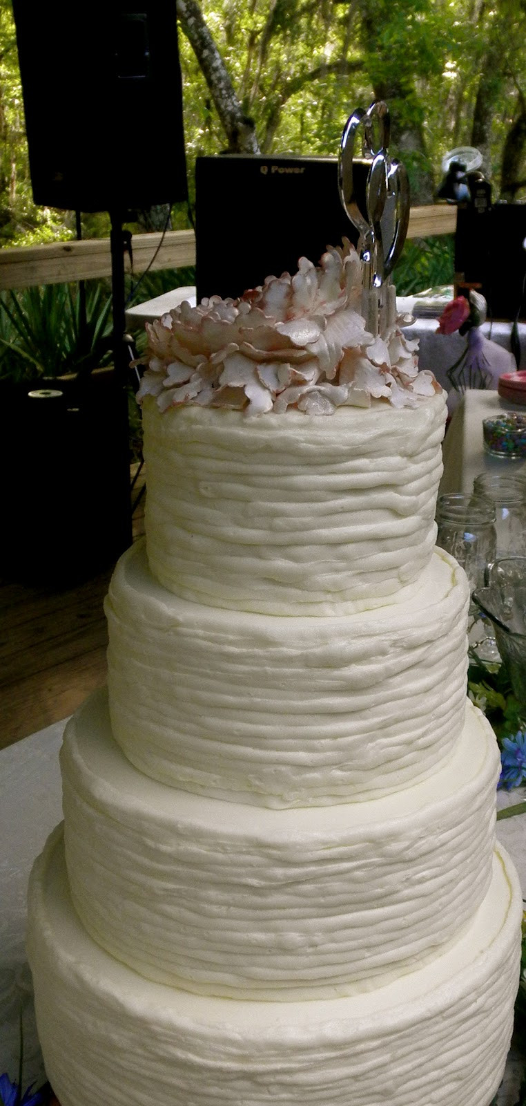 Rustic Chic Wedding Cakes
 Sweet T s Cake Design Shabby Chic Peony Rustic Wedding Cake