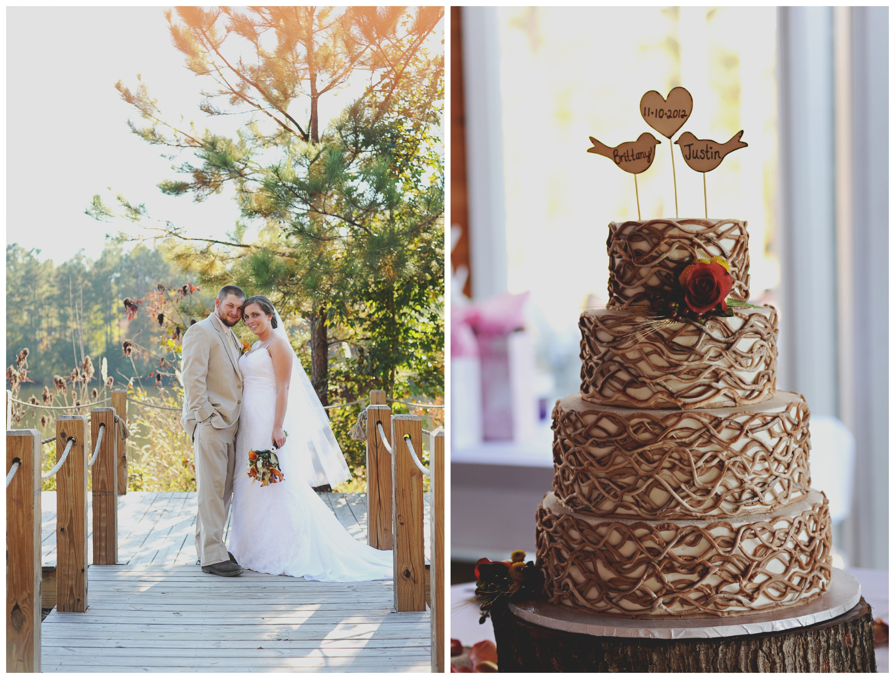 Rustic Country Wedding Cakes
 Lake Wedding Rustic Wedding Chic