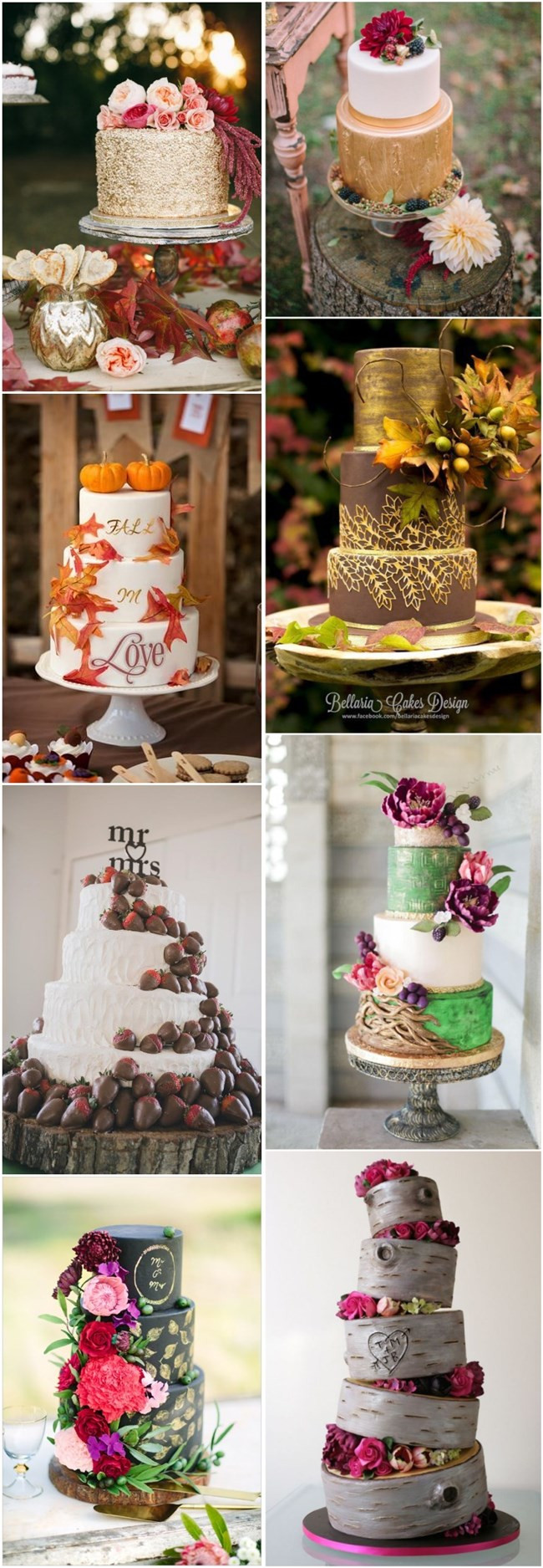 Rustic Fall Wedding Cakes
 45 Incredible Fall Wedding Cakes that WOW