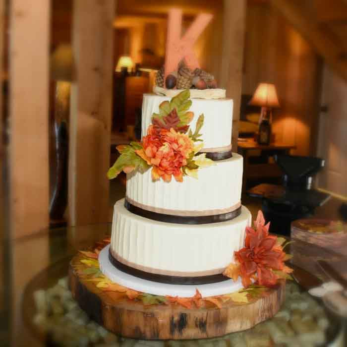 Rustic Fall Wedding Cakes
 Process Order Wedding Cake Samples