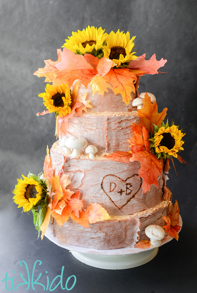 Rustic Fall Wedding Cakes
 Rustic Fall Wedding Cake