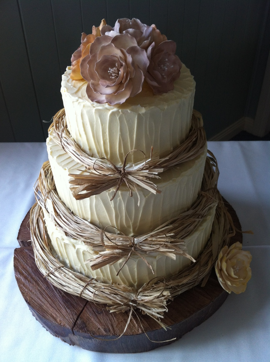 Rustic Style Wedding Cakes
 Rustic Wedding Cake CakeCentral