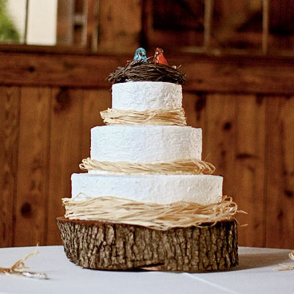Rustic Wedding Cakes
 Simple Country Wedding Cakes Wedding and Bridal Inspiration