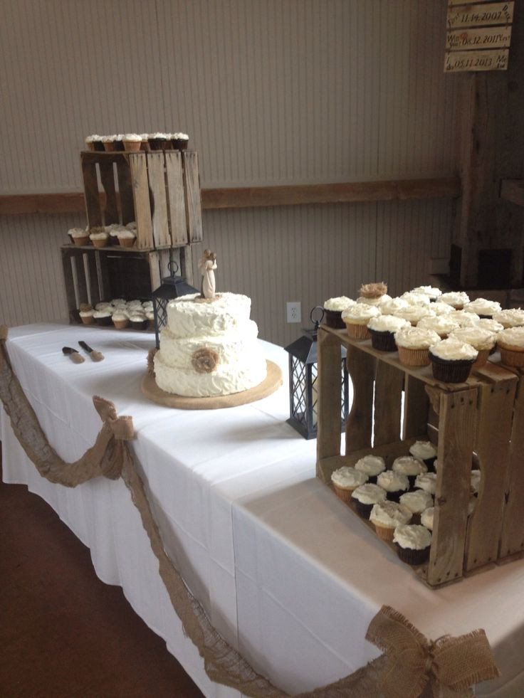 Rustic Wedding Cakes With Cupcakes
 18 Stunning DIY Rustic Wedding Decorations