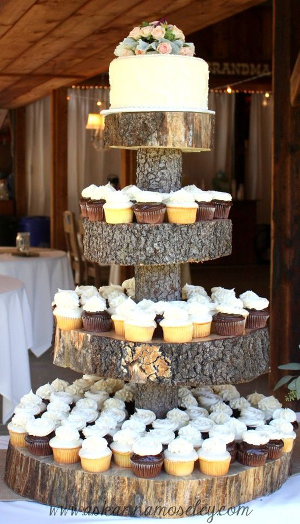 Rustic Wedding Cakes With Cupcakes
 Top 30 Country Wedding Ideas And Wedding Invitations For