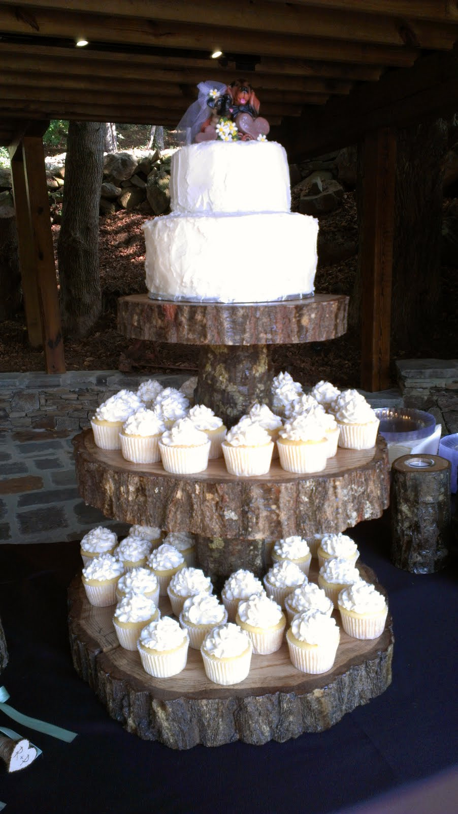 Rustic Wedding Cupcakes
 Sarah s Sweet Cakes Rustic Wedding Cake & Cupcakes