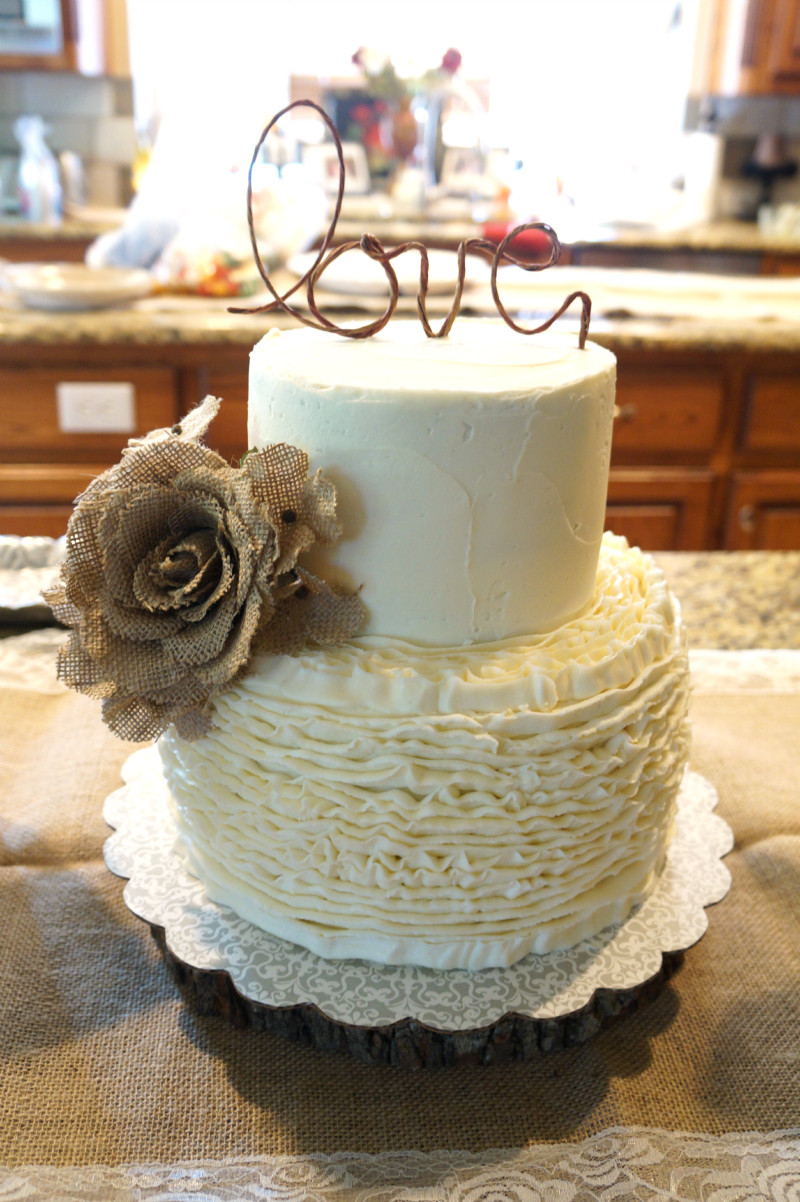 Rustic Wedding Shower Cakes
 Custom Orders