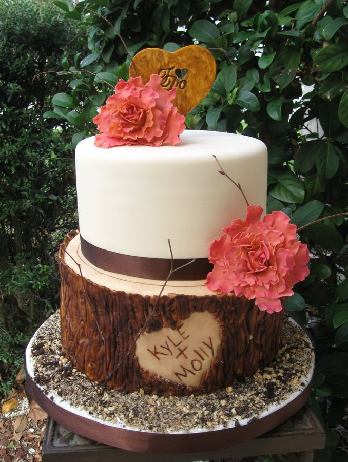 Rustic Wedding Shower Cakes
 Best 25 Bridal shower cakes rustic ideas on Pinterest