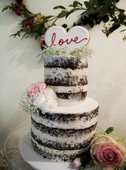 Rustic Wedding Shower Cakes
 Hearts and Cookies Rustic Bridal Shower Bridal Shower