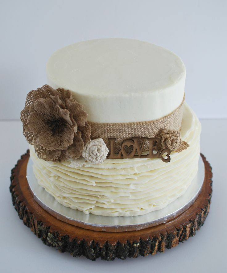 Rustic Wedding Shower Cakes
 Best 25 Bridal shower cakes rustic ideas on Pinterest