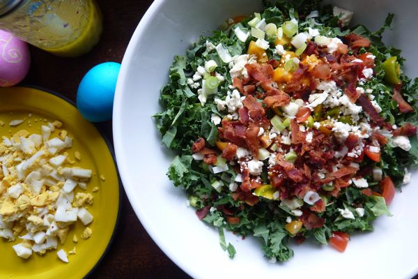 Salad Recipes For Easter Dinner
 Kale Cobb Salad or How to Turn Easter Eggs into Dinner