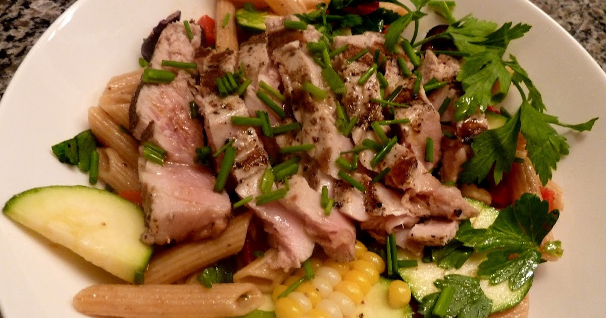 Salads Are Always A Healthy Alternative In A Restaurant.
 Cracked Pepper Summer Pasta Salad with Fresh Tuna