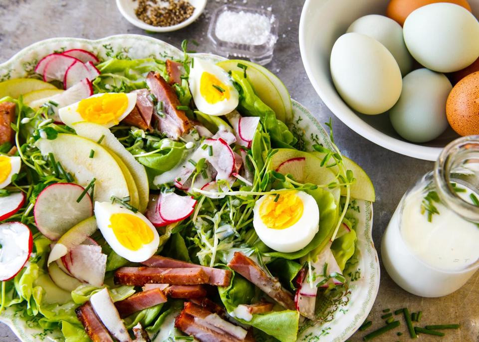 Salads For Easter Ham Dinner
 Recipe for ham and egg salad with creamy dressing The