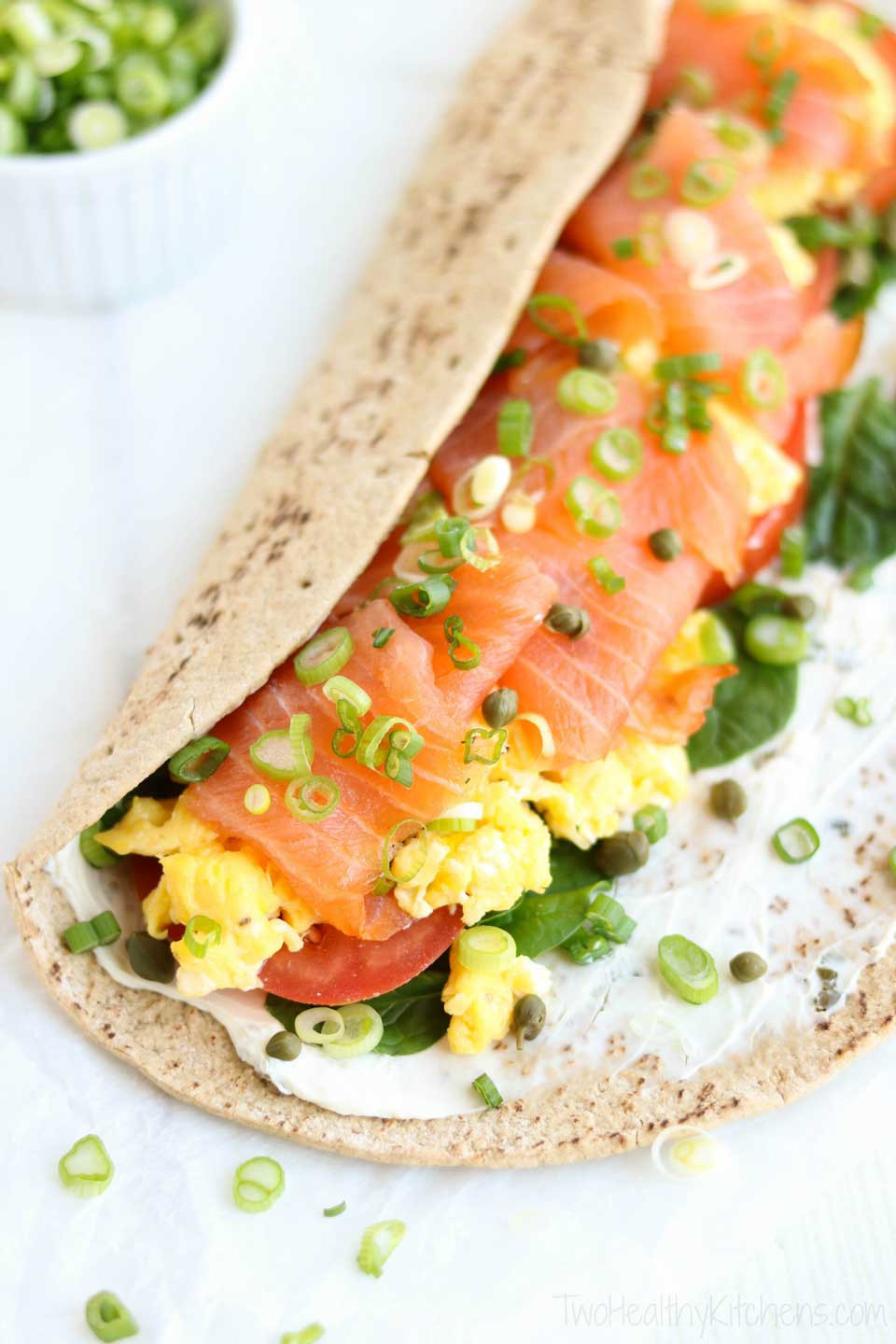 Salmon For Breakfast Healthy
 Easy Smoked Salmon Breakfast Wrap Two Healthy Kitchens