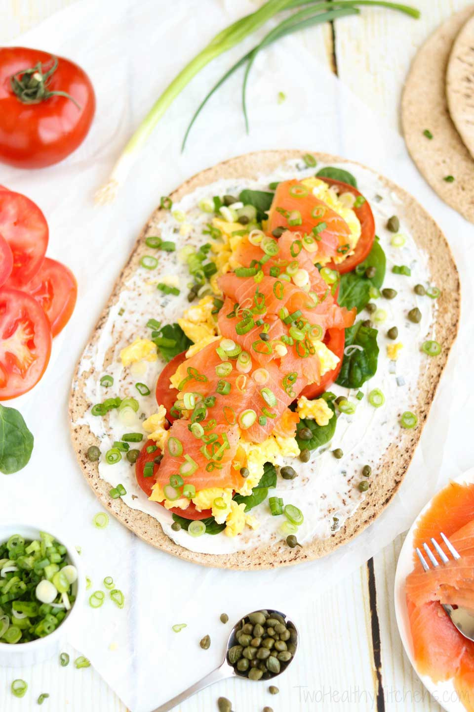 Salmon For Breakfast Healthy
 Easy Smoked Salmon Breakfast Wrap Two Healthy Kitchens