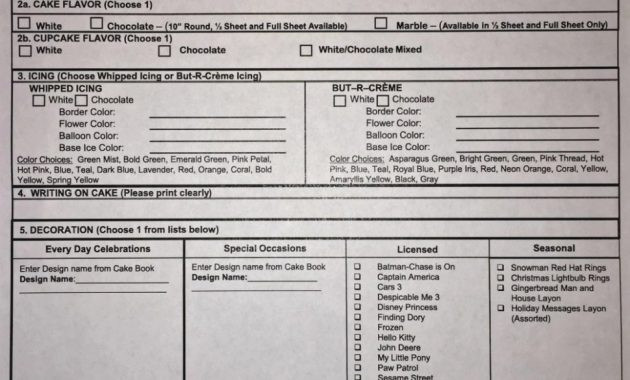 Sam'S Club Wedding Cakes
 sams club cake order form