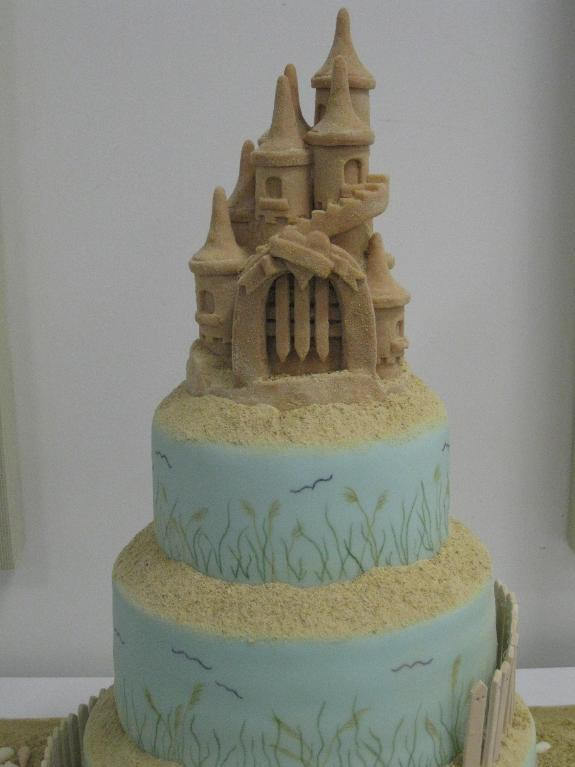 Sand Castle Wedding Cakes
 You have to see Sand Castle Wedding Cake on Craftsy
