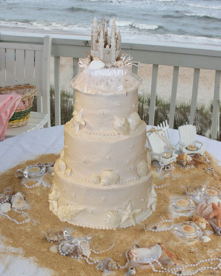 Sand Castle Wedding Cakes
 Sand Castle Wedding cake Recipes Pinterest