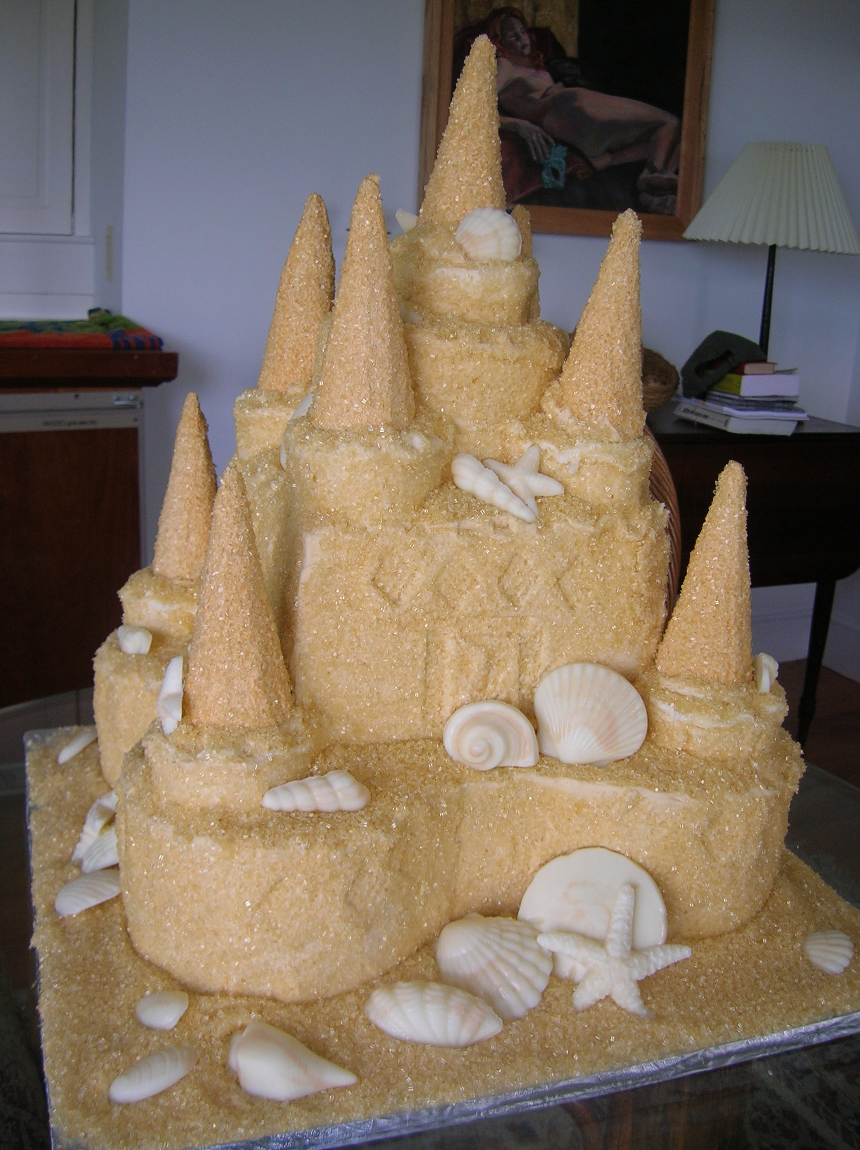 Sand Castle Wedding Cakes
 Veronica s Sweetcakes Beach and Nautical Cakes