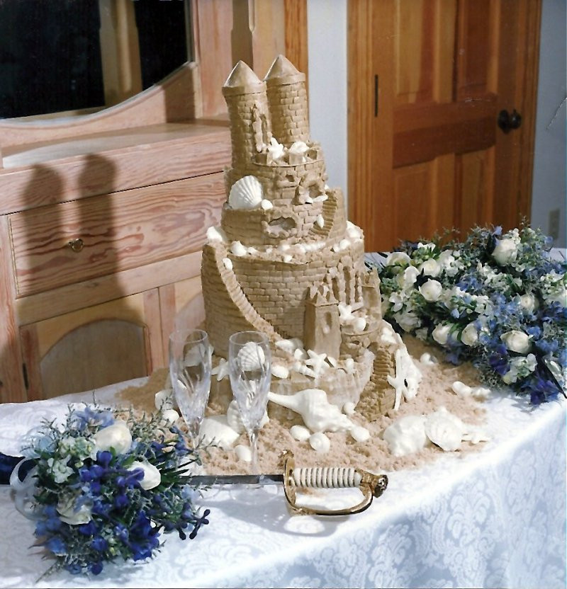 Sandcastle Wedding Cakes
 Just Desserts Outer Banks Wedding Cakes Just Desserts