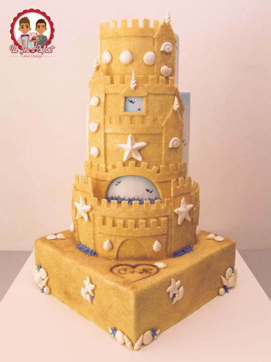 Sandcastle Wedding Cakes
 SandCastle Wedding cake by CAKE RÉVOL CakesDecor