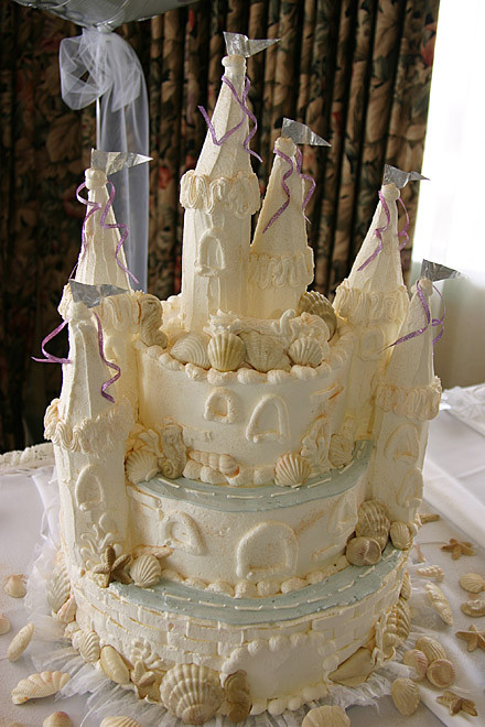 Sandcastle Wedding Cakes
 Sandcastle Wedding Cake photo Garrett Lau photos at
