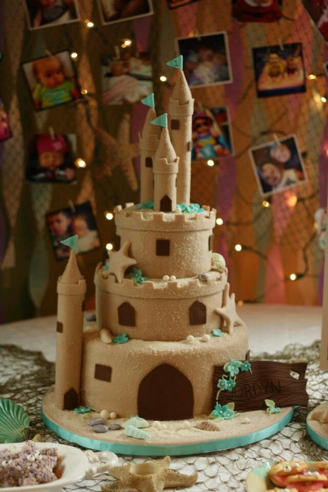 Sandcastle Wedding Cakes
 24 best images about Sand castle wedding cake on Pinterest