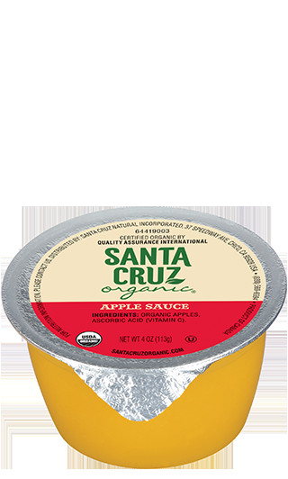 Santa Cruz Organic Applesauce
 Apple Sauce