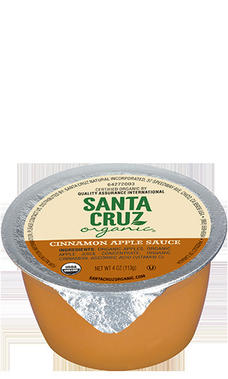 Santa Cruz Organic Applesauce
 Apple Sauce