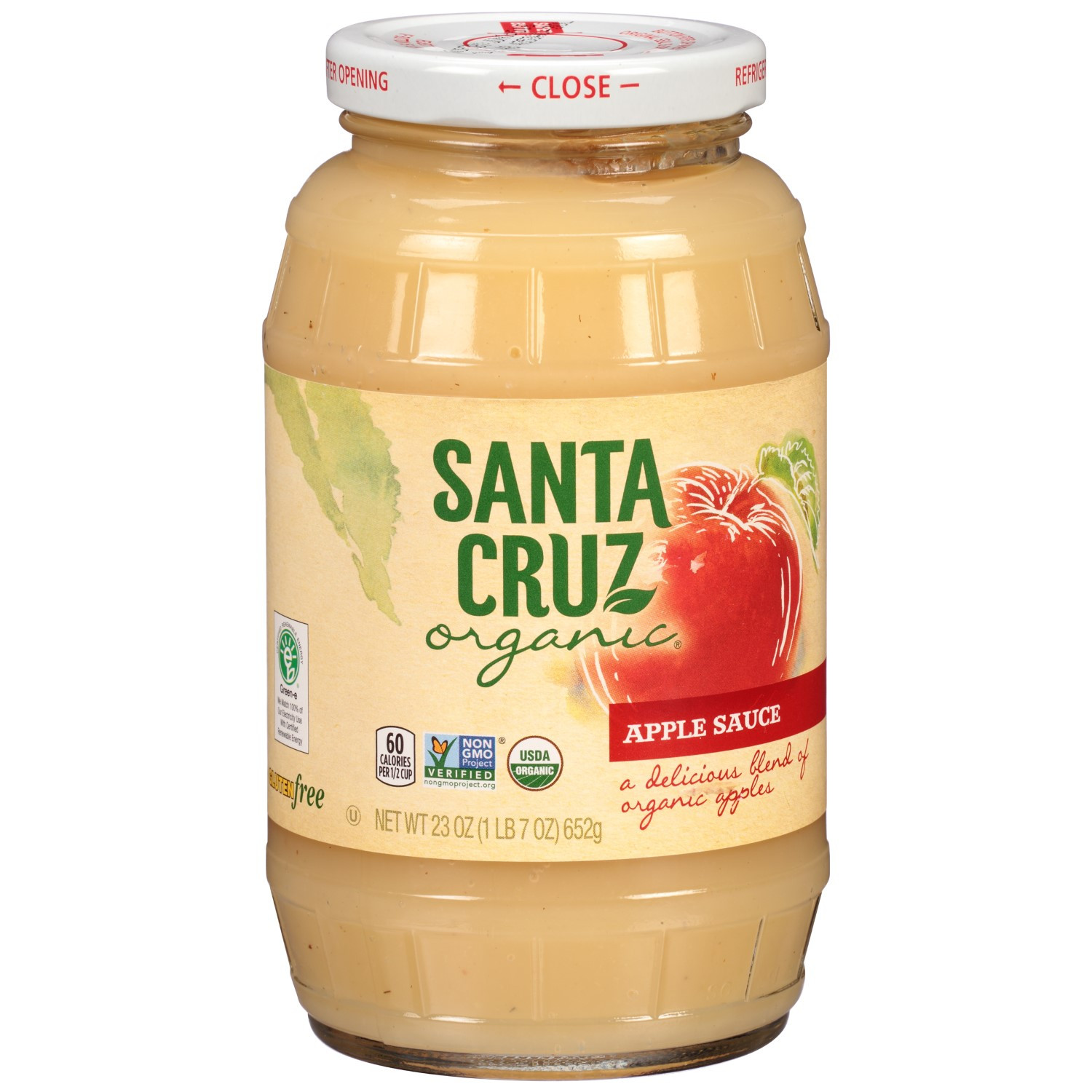 Santa Cruz Organic Applesauce
 Santa Cruz Organic Santa Cruz Applesauce 23 Ounce