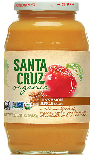 Santa Cruz Organic Applesauce
 Apple Sauce