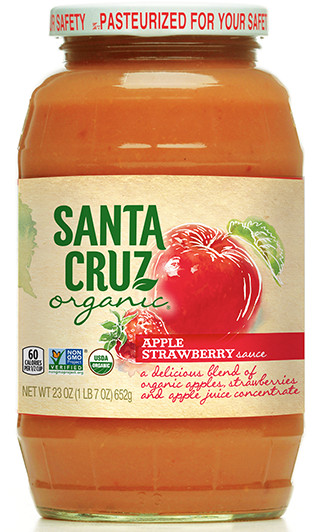 Santa Cruz Organic Applesauce
 Apple Sauce