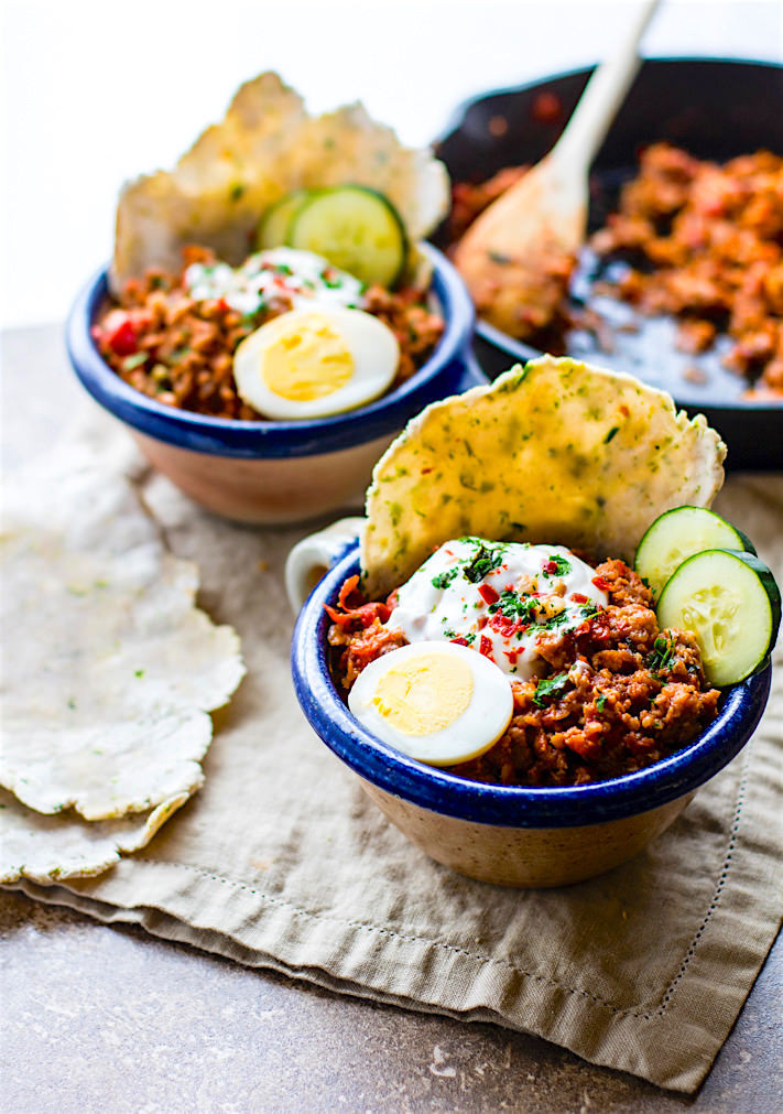 Savory Healthy Breakfast
 Turkish Style Savory Breakfast Bowls Grain Free