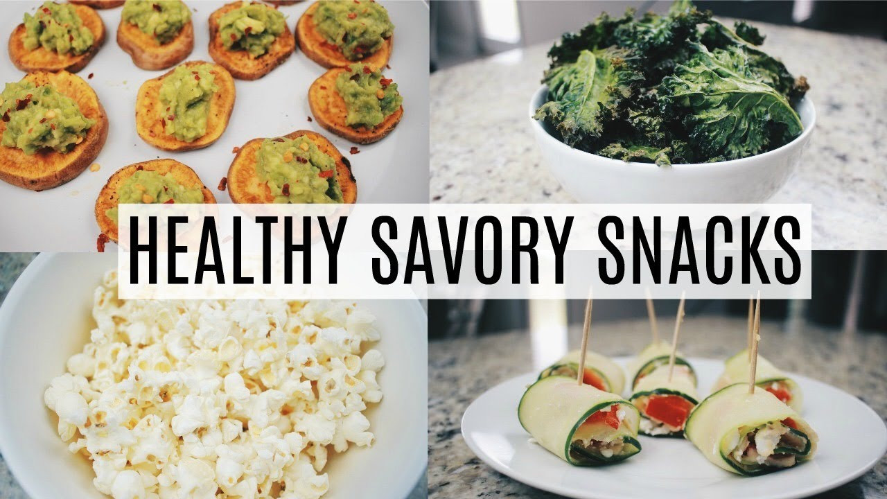 Savory Healthy Snacks
 Simple Healthy Savory Snack Ideas