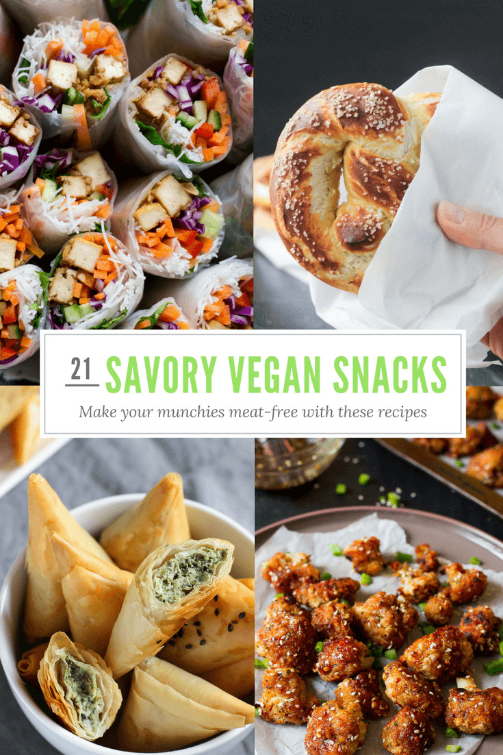 Savory Healthy Snacks
 21 Savory Vegan Snacks For When You Need A Healthy Nibble