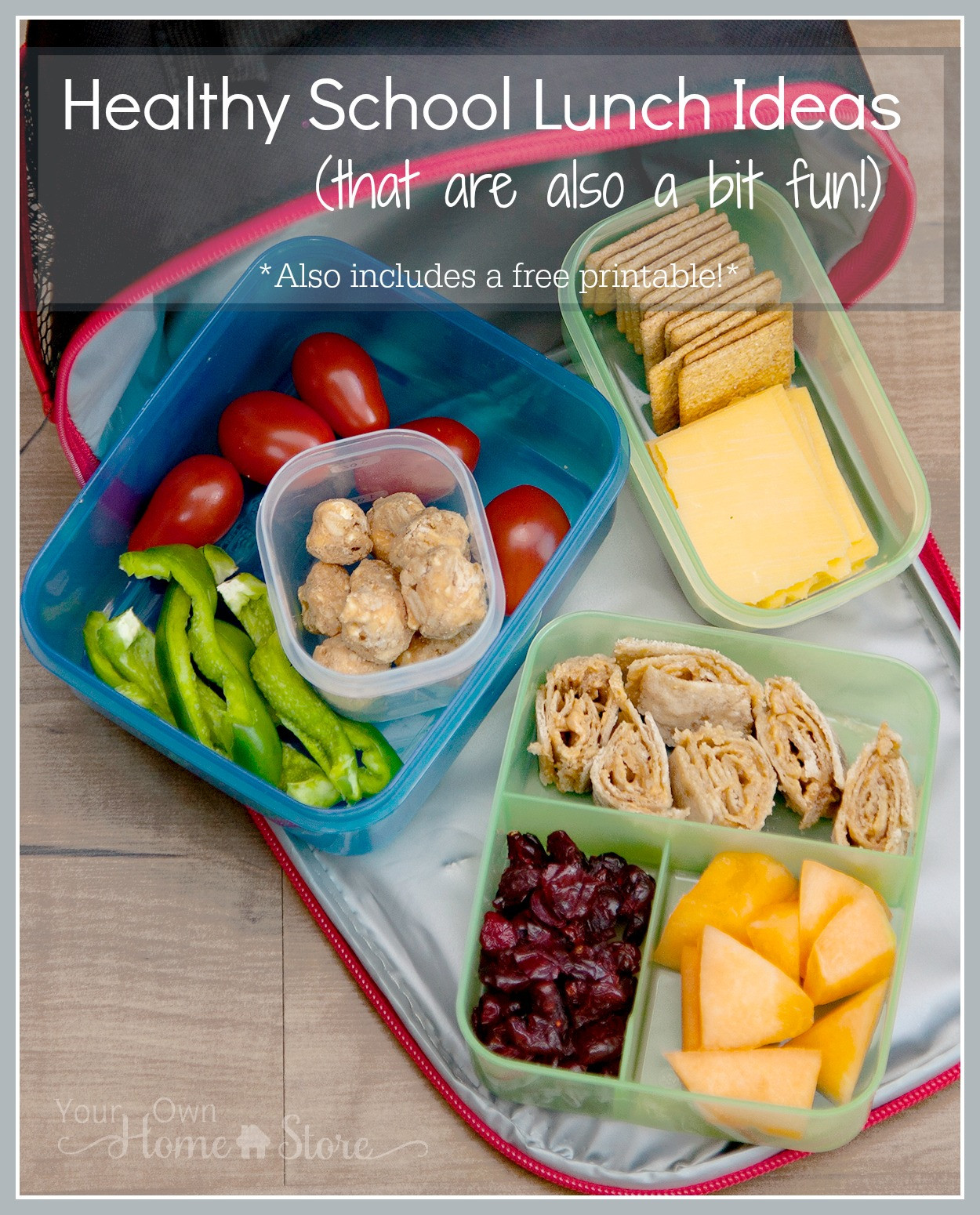 School Lunches Healthy
 Healthy school lunch ideas that are also a bit fun